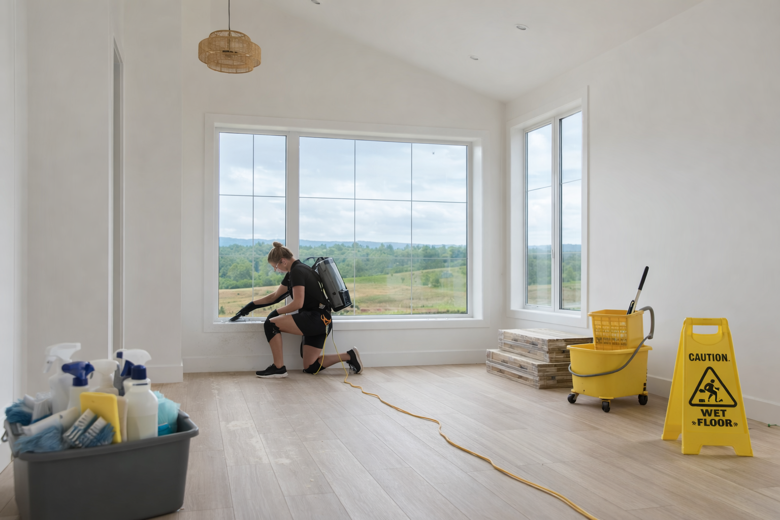 Mission-ready cleaning team